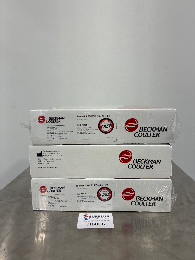 Image of Beckman Coulter Set of 3 Biomek AP96 P20 Pipette Tips